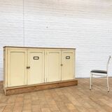 Ancien meuble d'atelier en bois 1950