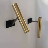 Pair of modernist wall lights