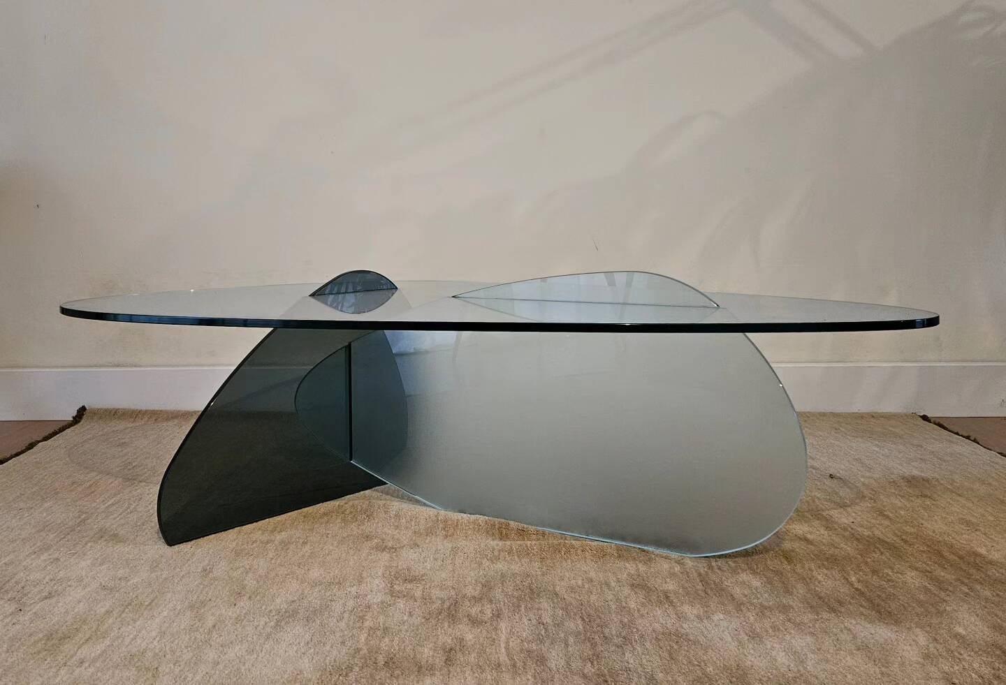 Table basse en verre