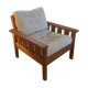 Vintage pine armchair