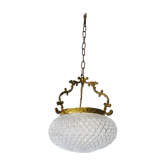 Brass ball chandelier