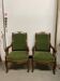 Pair of Napoleon III armchairs in mahogany