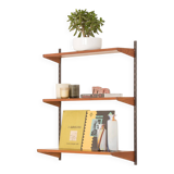 Kai Kristiansen teak shelving unit, set of 3 shelves, FM Mobler, Denmark