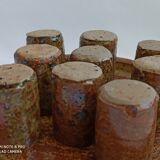 Service La Borne in raw pyrity sandstone