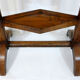 Travailleuse meuble d'appoint en bois, coffre & tiroir