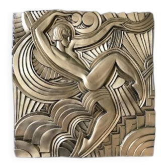 Art Deco plaque Folies Bergère in Paris