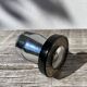 Vintage 1970s smoked glass coat rack