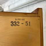 Vintage Scandinavian teak bookcase by Johannes Sorth for Nexø Møbelfabrik, 60s