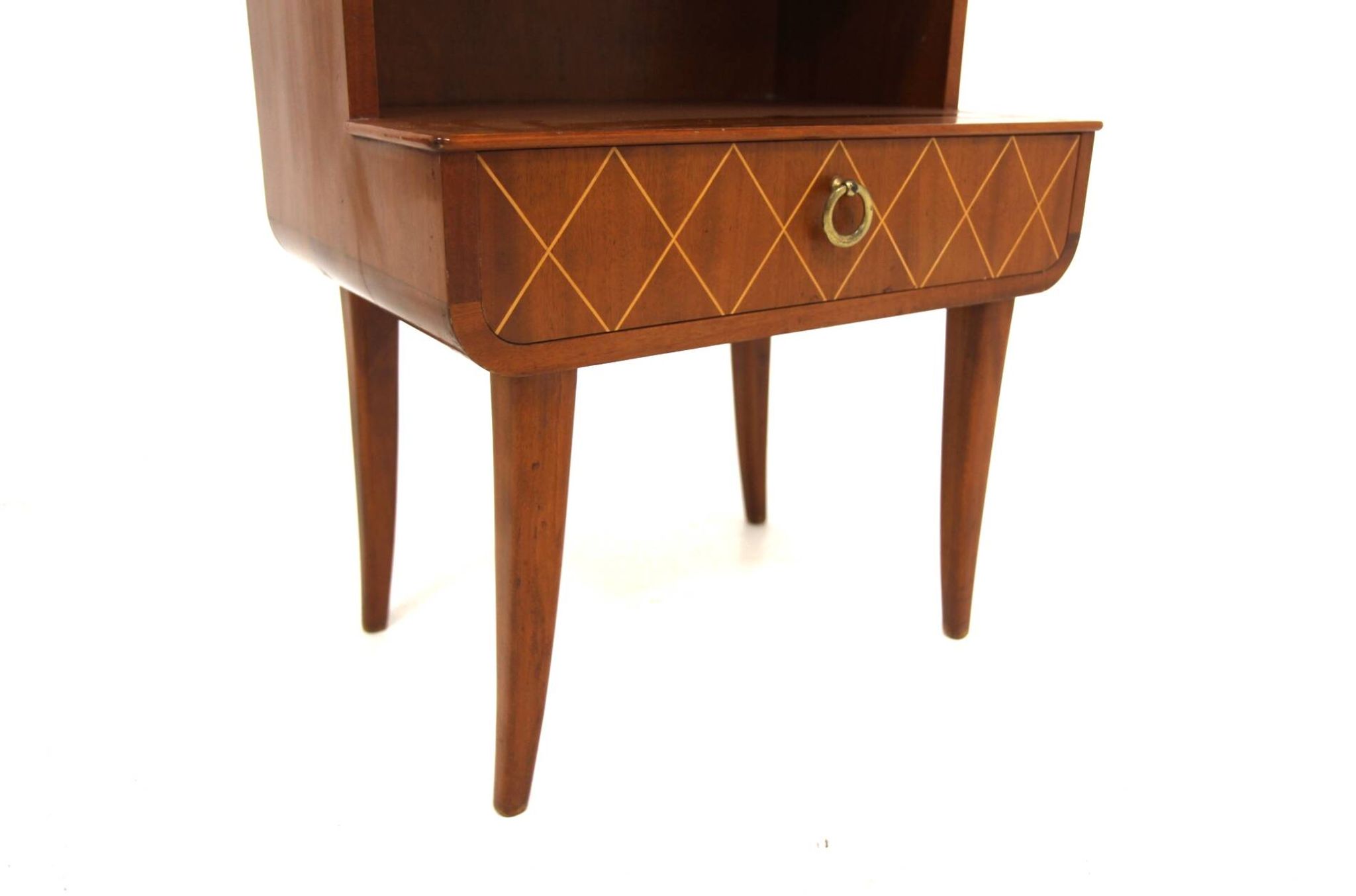 Set of 2 mahogany bedside tables, AB Martin G. Andersson, Sweden, 1940.