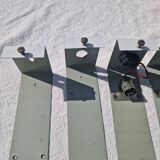 Lot of 5 Vintage Perspex Wall Lights from the 60s and 70s