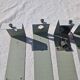 5 perspex wall lights, 1960s-70s