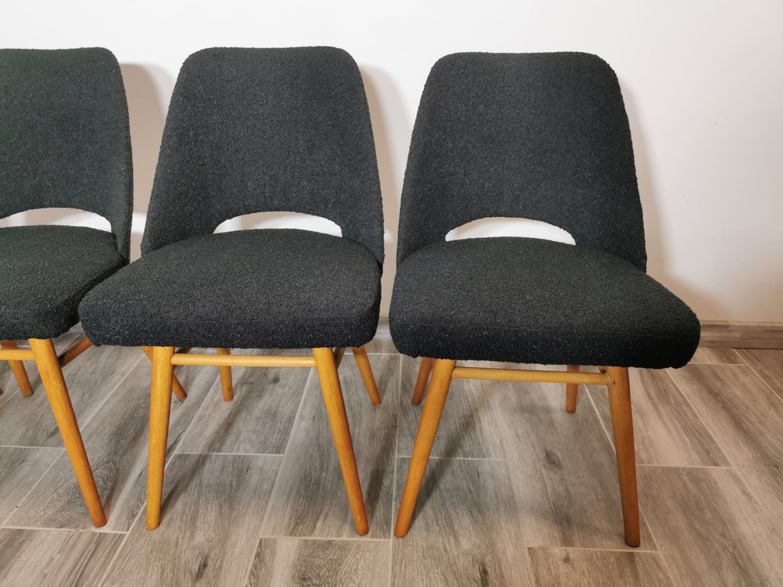 Restored dining chairs by Oswald Haerdtl