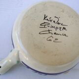 Pan keraluc quimper ceramic 1970