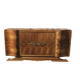 French ART DECO Sideboard- High Gloss Burl Elmwood Buffet-30s