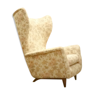 Fauteuil a oreilles bergere Wing chair années 50 60