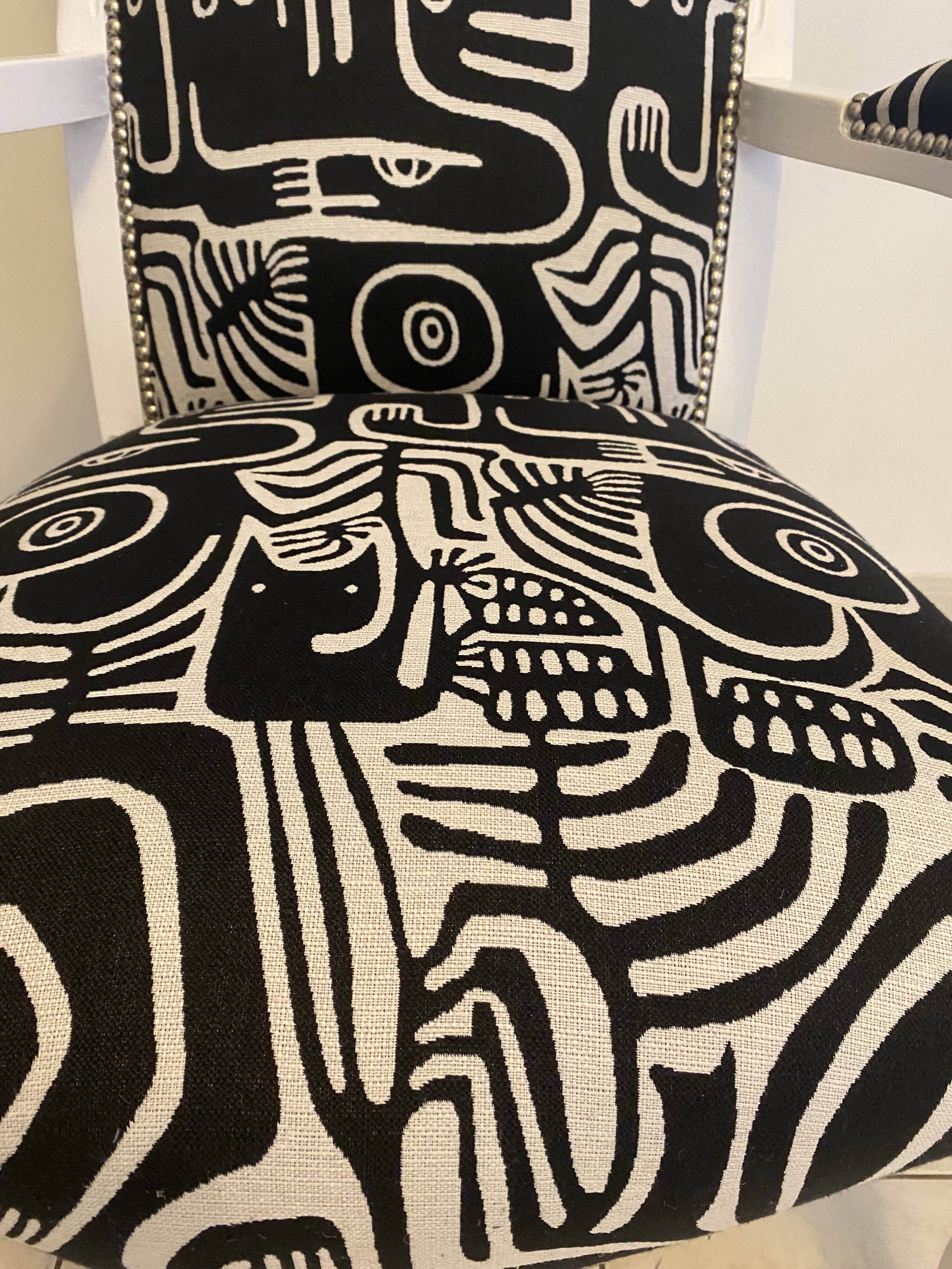 Fauteuil Voltaire, restauré