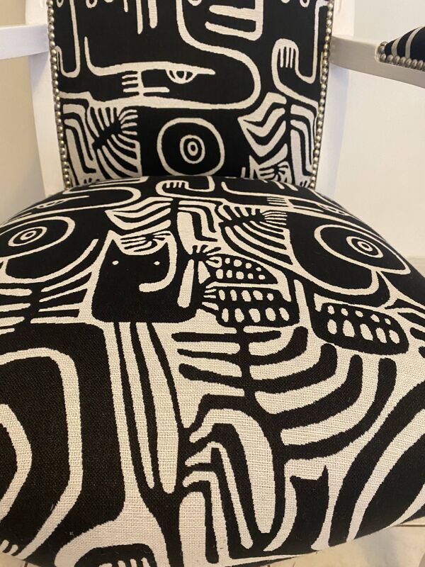 Fauteuil Voltaire, restauré