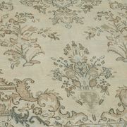 Handmade oriental unique 1980s 305 cm x 400 cm beige wool carpet