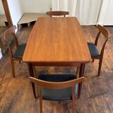 Extensible table by Oswald Vermaercke, 1960