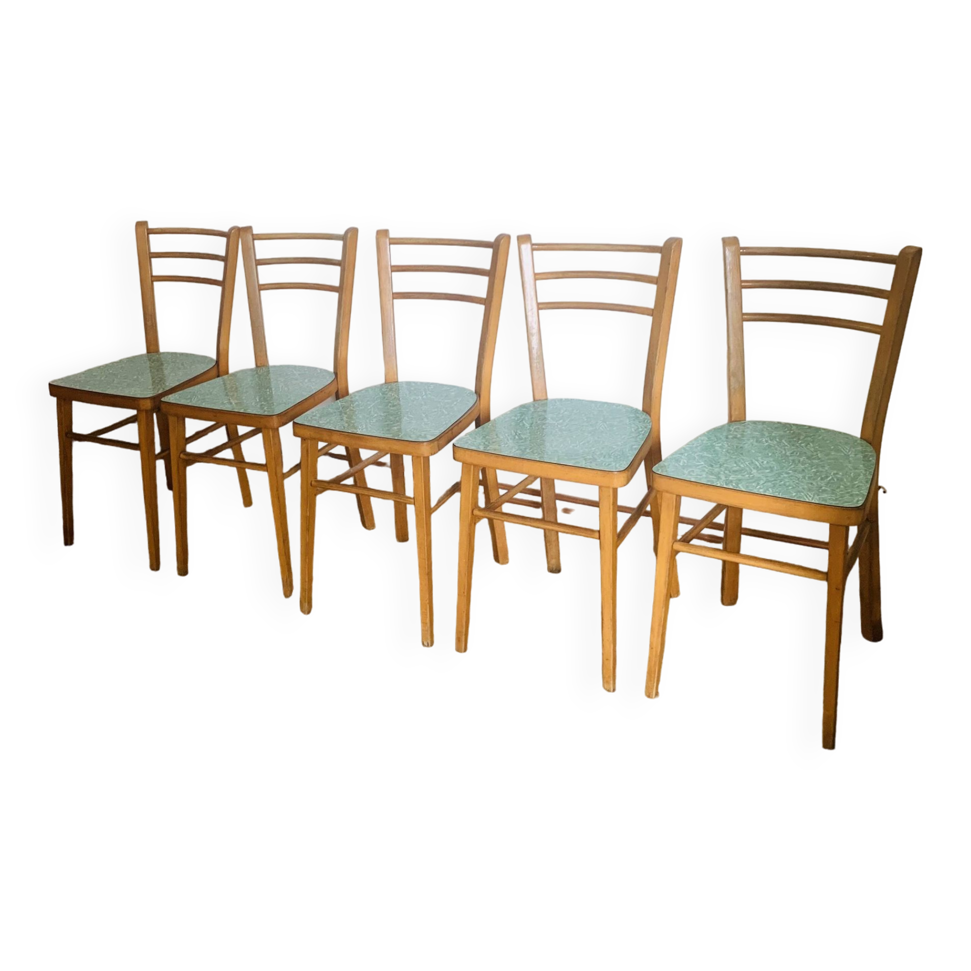Set of 5 Baumann chairs