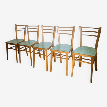 Ensemble de 5 chaises Baumann