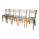 Ensemble de 5 chaises Baumann