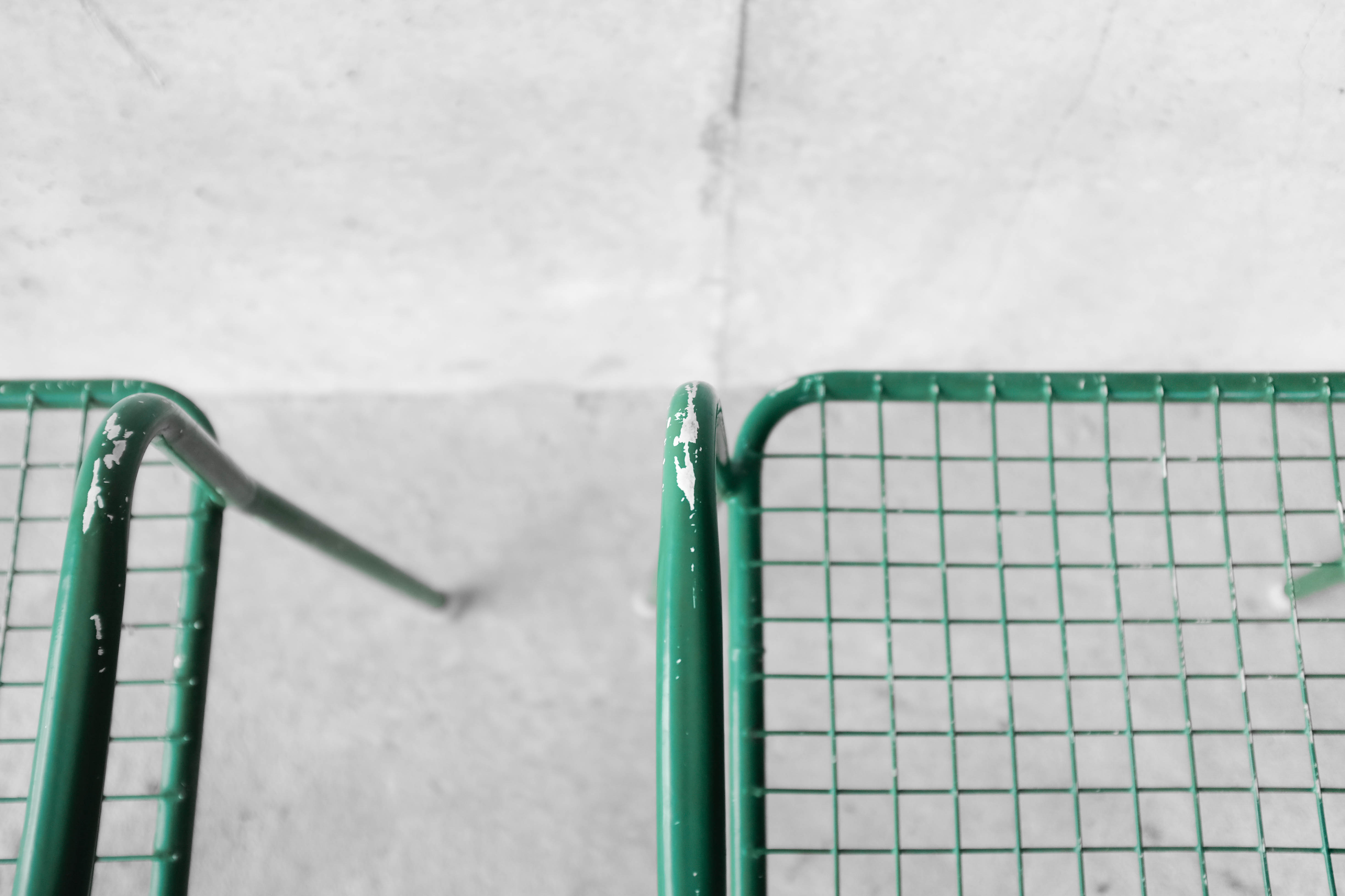 Pair of chairs EMU model Rio green