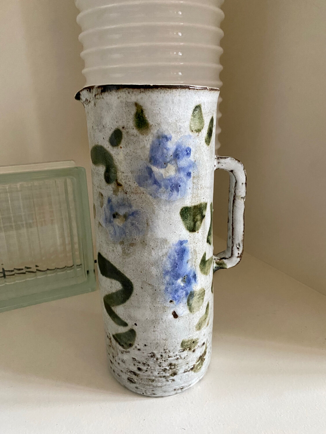 Pitcher Albert Thiry ceramic Vallauris