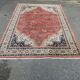 Burgundy Persian wool rug Khorassan 200x300cm