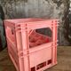 Caisse bouteilles evian