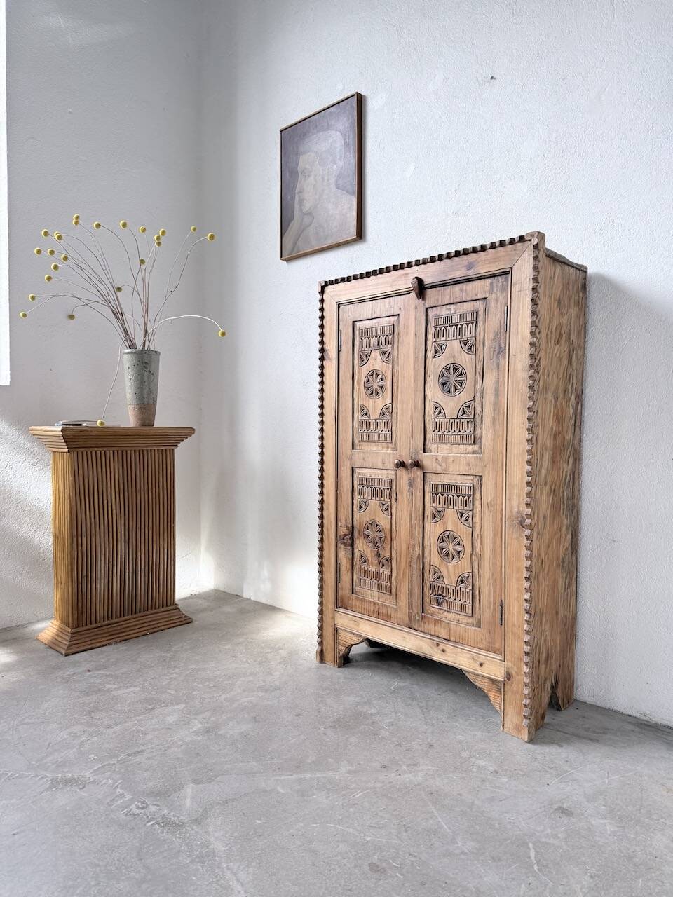 Small cabinet in folk art style