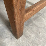Vintage solid oak farmhouse table 6-8 people