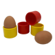 4 vintage egg cups, Sitap France, 1970s