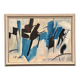 Original Swedish Oil on Panel – “Abstract Composition” by Sven H. Engberg – Signed – Vintage & Framed – 56 × 43 cm (22" × 16.9")