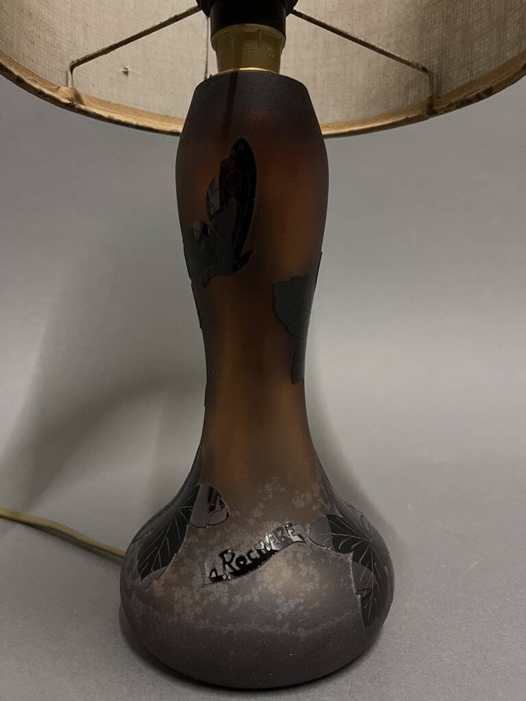 lampe la rochere pate de verre