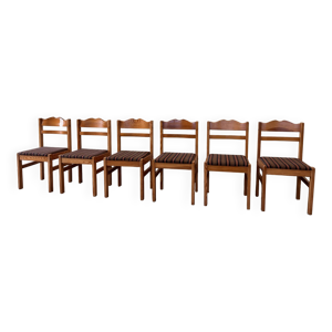 Ensemble de six chaises