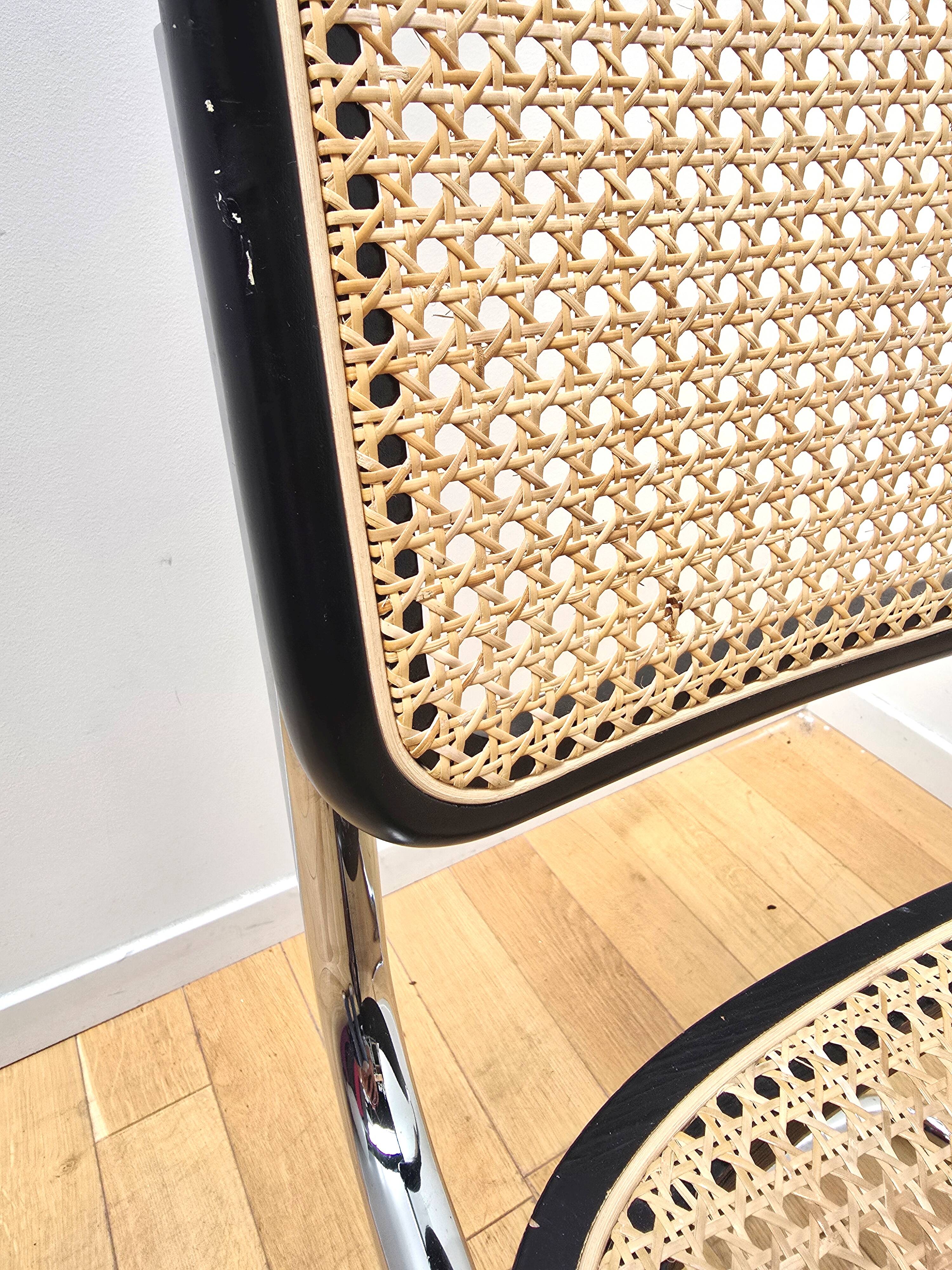 Set of 6 Cesca B32 chairs