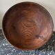 Raw wooden salad bowl