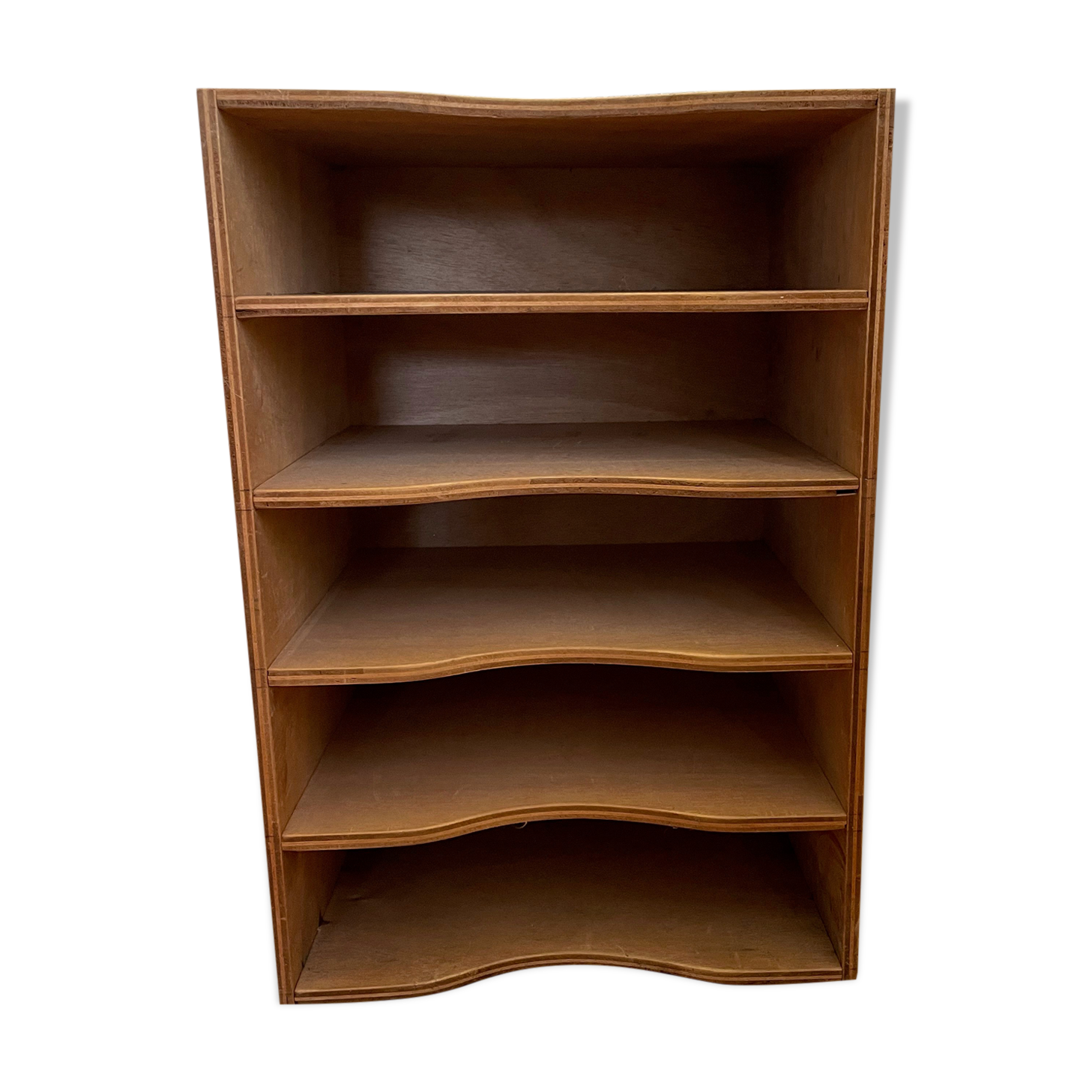 Meuble à casier de métier en bois naturel