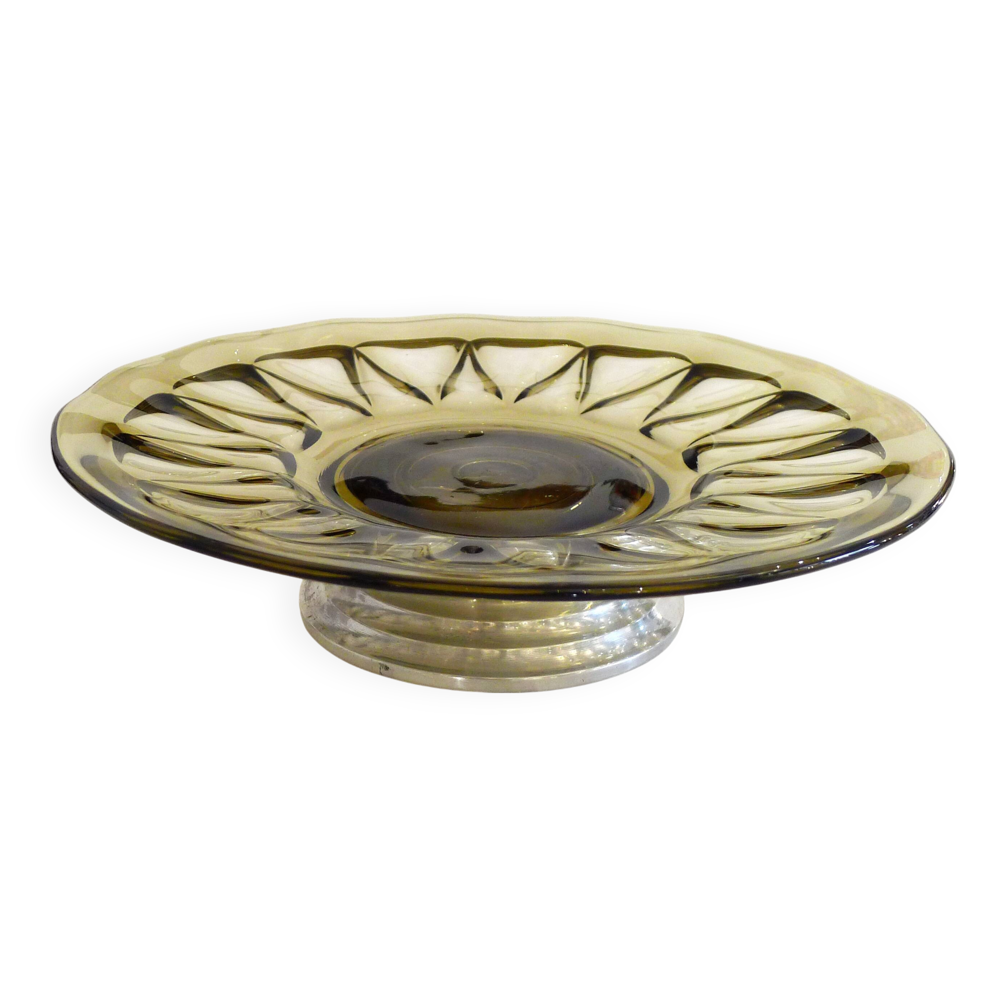 Art Deco footed coupe dish