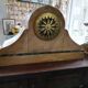 Marble pendulum fireplace trim
