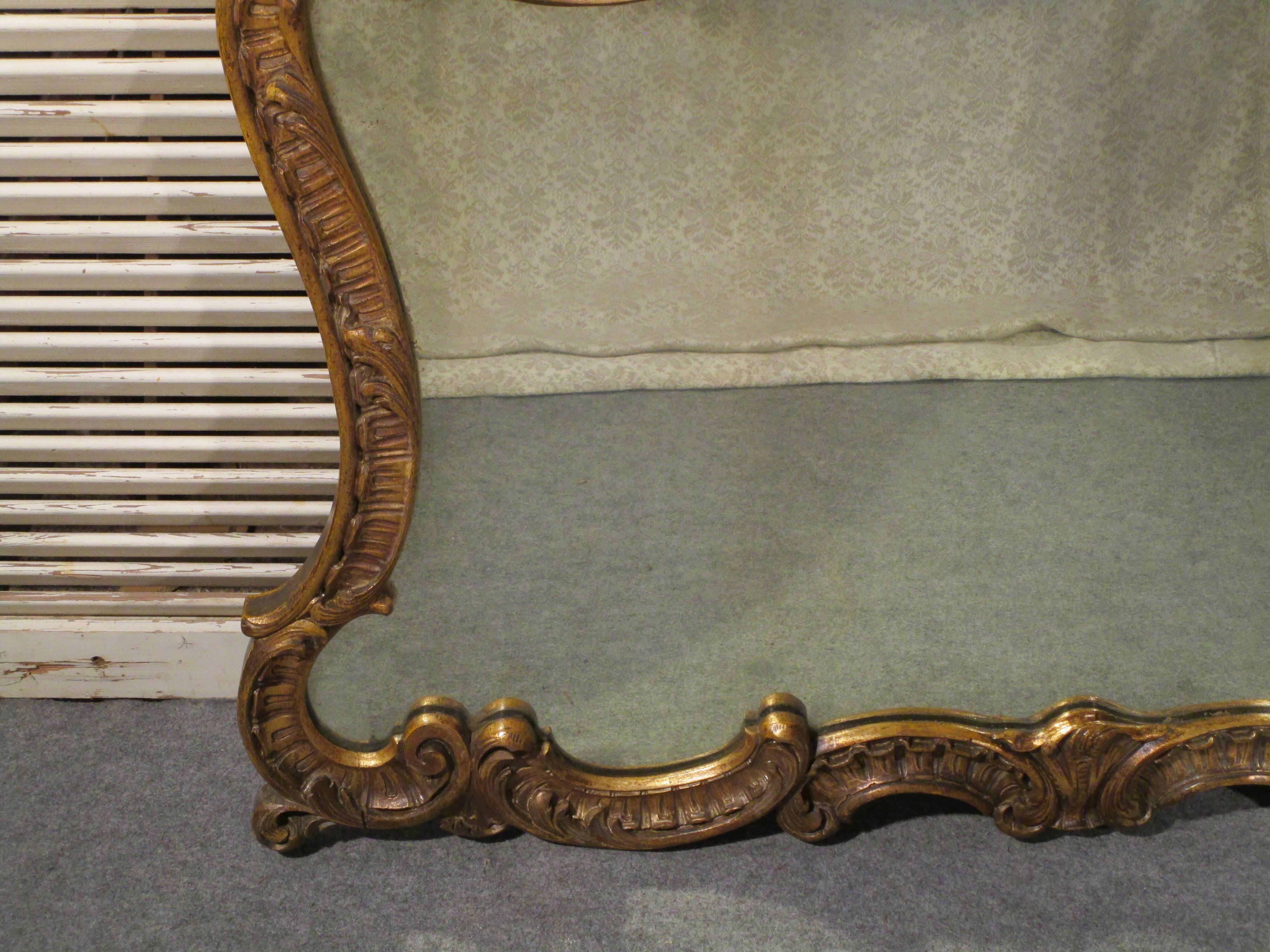 Mirror golden era woods 19eme - 122x96cm