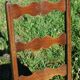 Louis XIII walnut chair feet in balustre brace in H