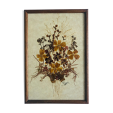 Frame dried flowers