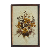 Frame dried flowers