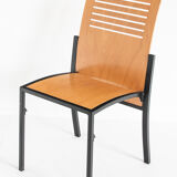Ensemble de 7 chaises Robert vintage par Thomas Albrecht pour Atoll, Allemagne 1980