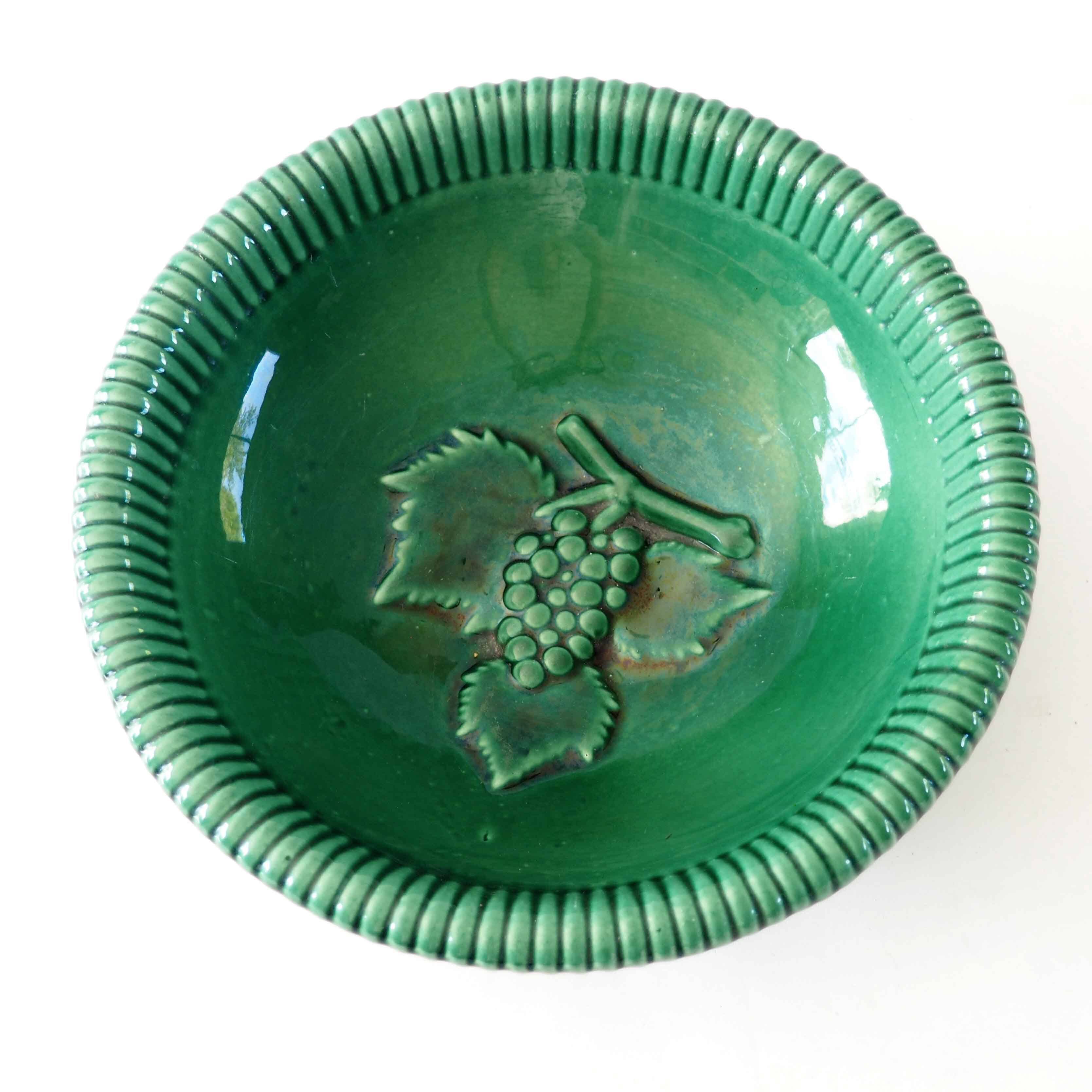 1950s green salad bowl