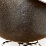 Seal Brown DAX fiberglass chair by Charles & Ray Eames for Herman Miller
