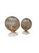 Paire d’appliques murales globes vintage