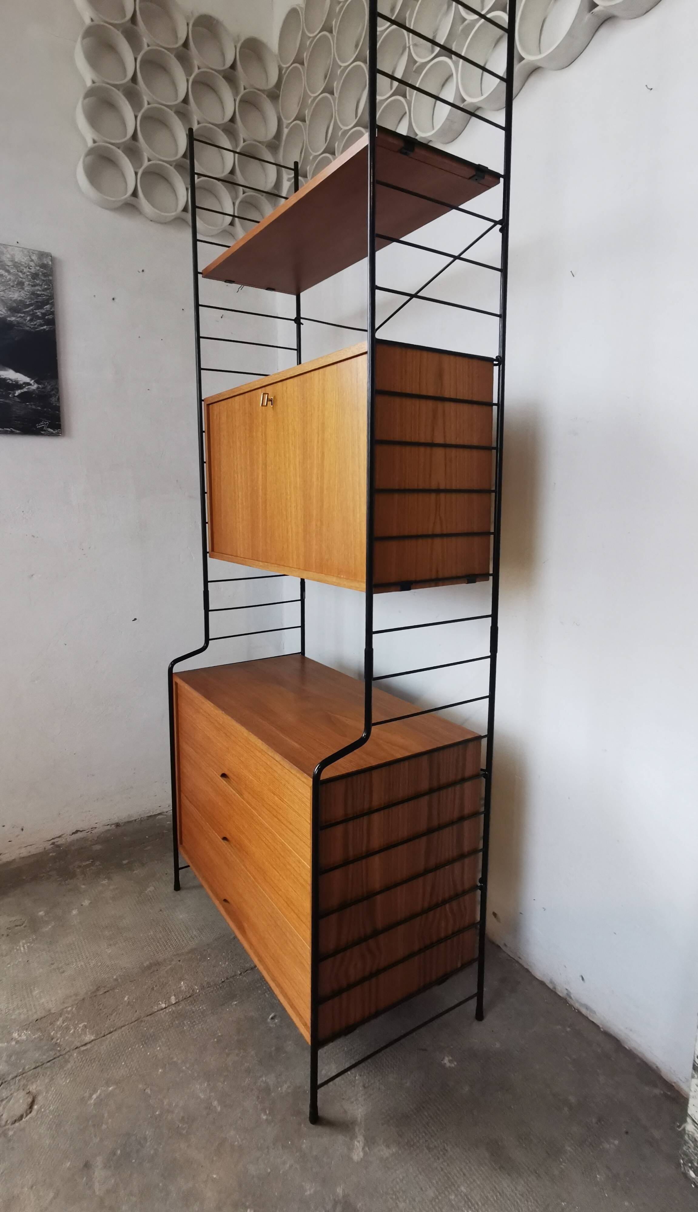 Scandinavian-style modular shelf, bookcase